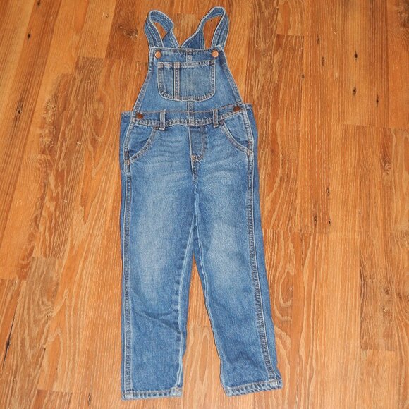 Girls Size 4T OLD NAVY Denim Jean Bib Overalls - Picture 1 of 2